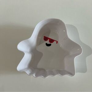 Ghost Shaped Dish with Red Sunglasses